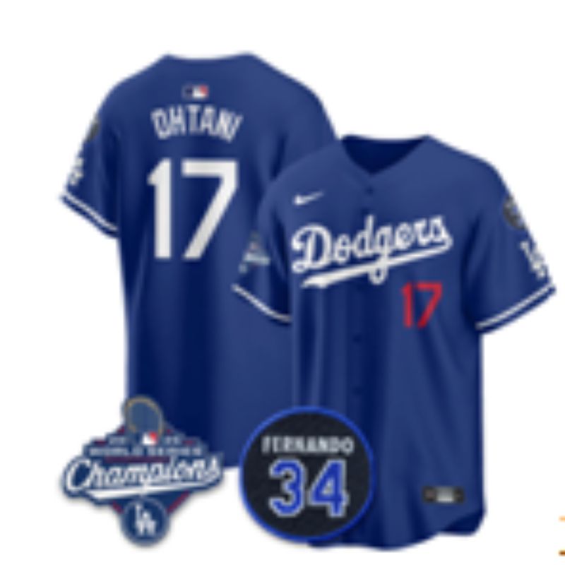 Men 2026 Nike Los Angeles Dodgers #17 Ohtani Blue Game MLB Jersey 01->los angeles dodgers->MLB Jersey
